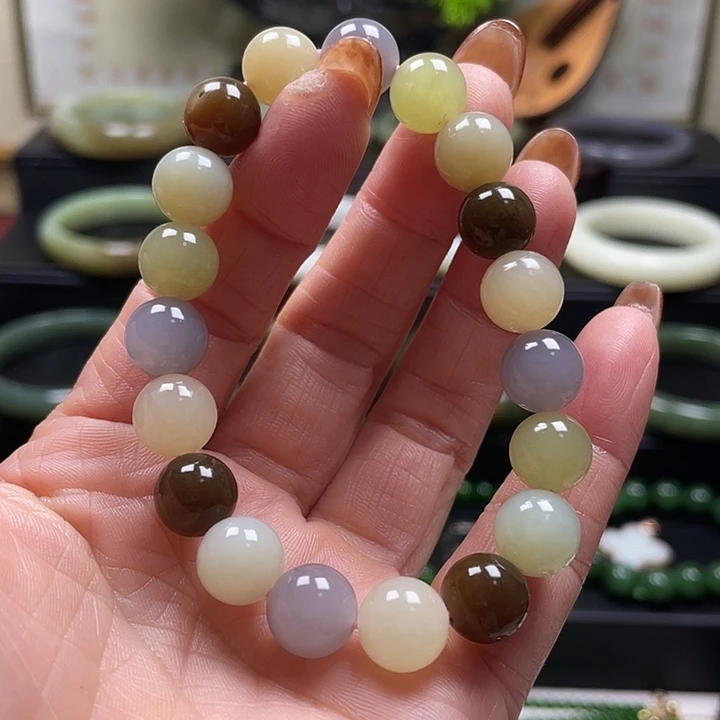 和田玉未镶嵌手链