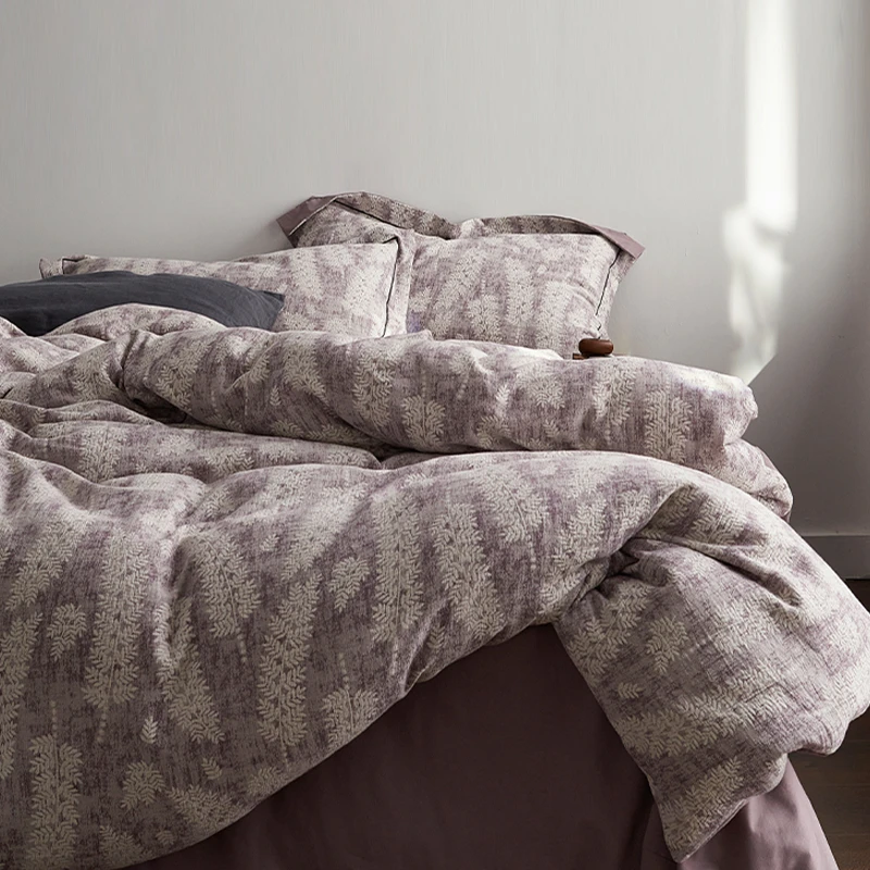 秋冬加厚磨毛丨四件套纯棉全棉2024新款床单被套床笠高级感床品