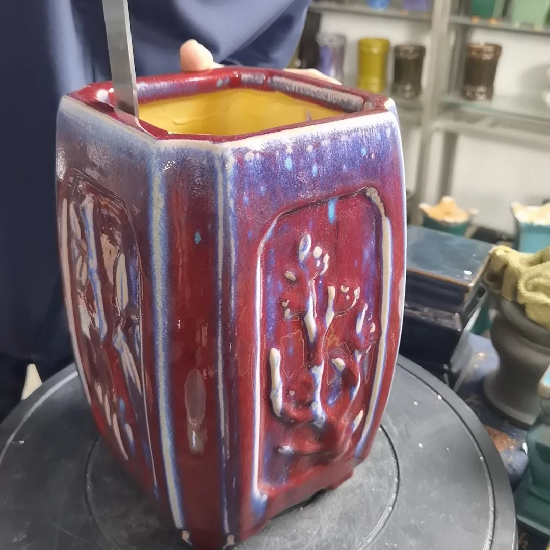 内口13深25石湾花盆默认微瑕