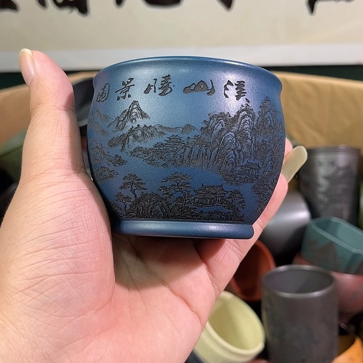 茶杯紫砂全手工紫砂主人杯
