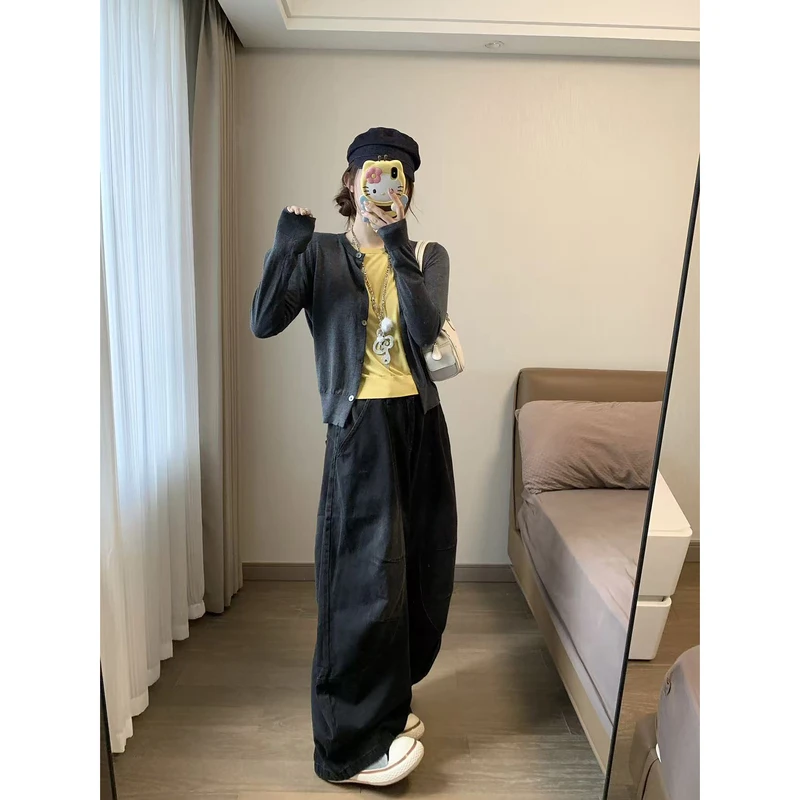 可可夹心糖～圆领撞色假两件针织开衫【9/22 20:00】