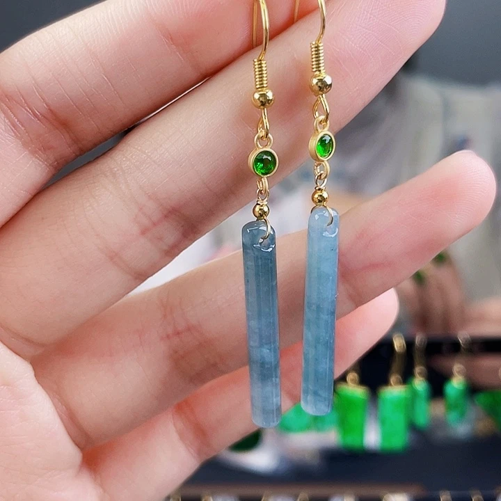 翡翠耳饰未镶嵌饰品