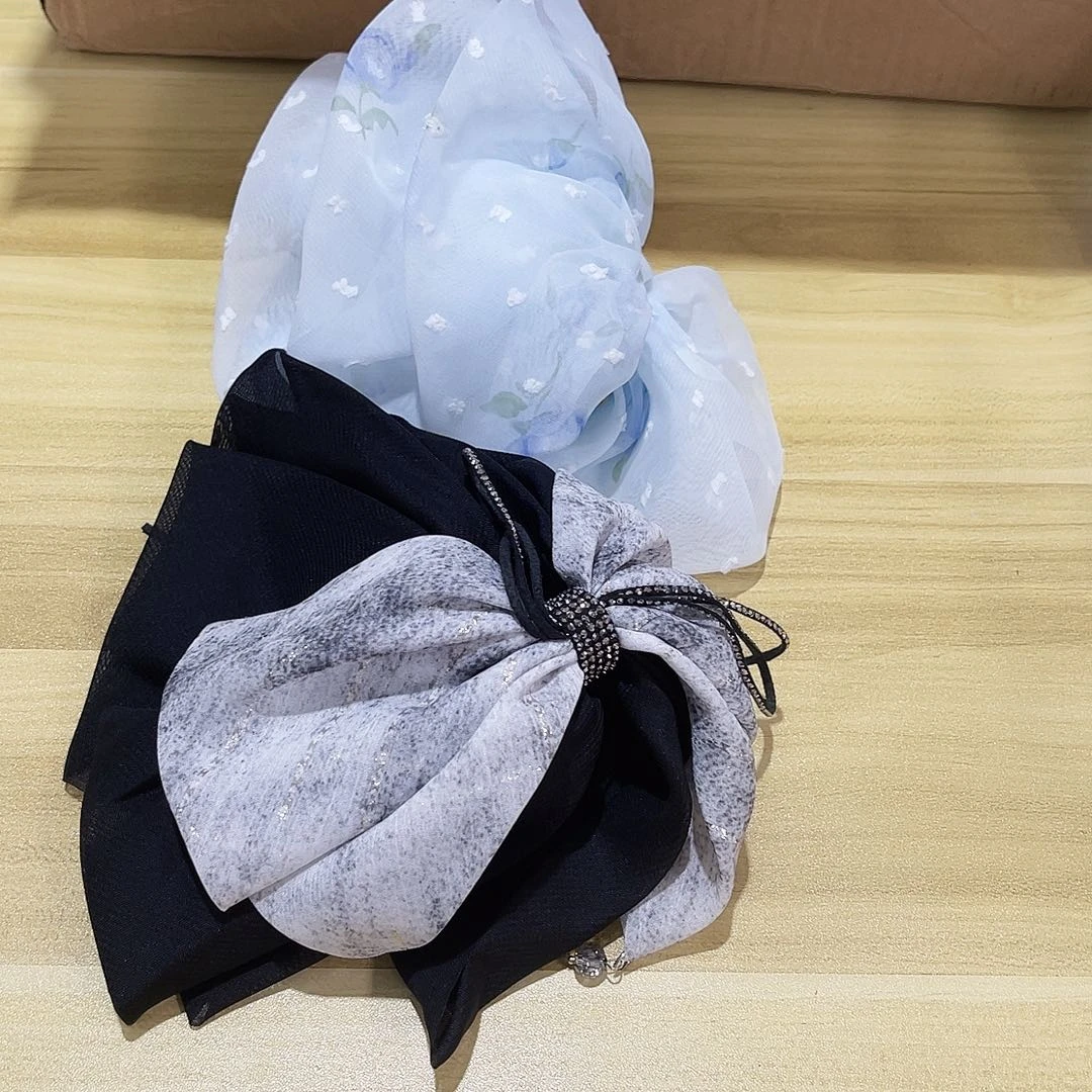 铁合金布艺蝴蝶结发夹
