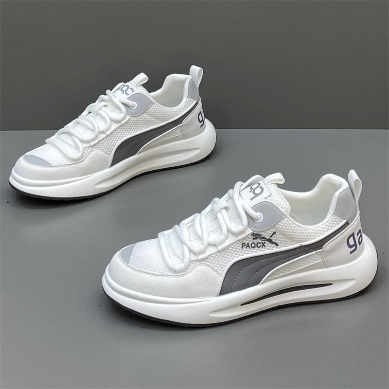 DMXUXM巴黎『设计风』新品好物~力荐！厚底增高夏季透气休闲板鞋男潮