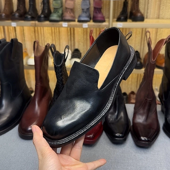 31号黑色乐福鞋3536拍下备注码数