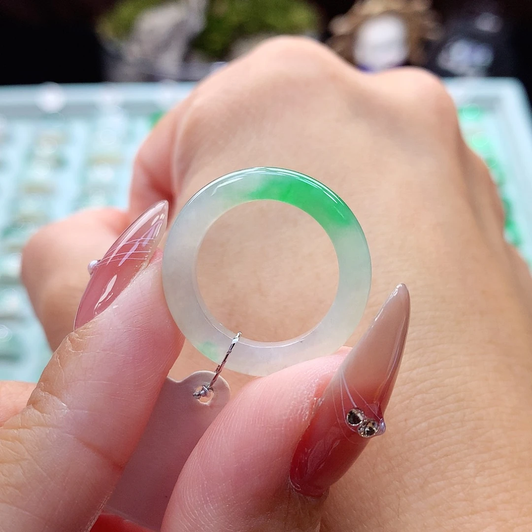 翡翠戒指未镶嵌12号