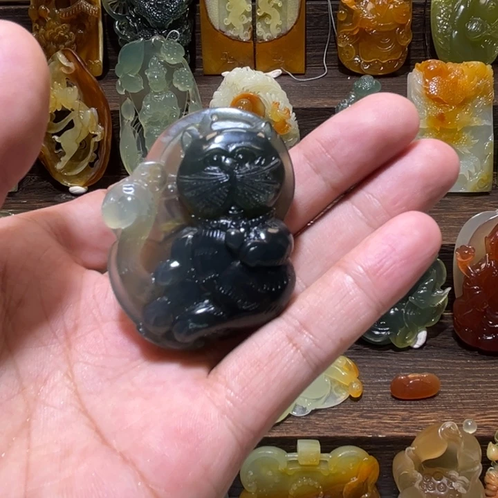 蛇纹石玉未镶嵌吊坠(不含链)