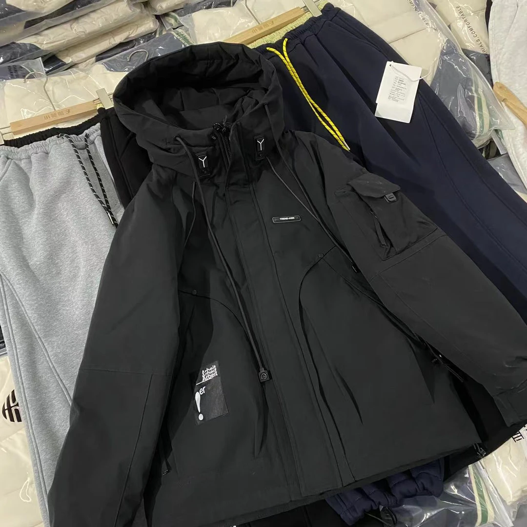 潮牌甄选羽绒服外套2024冬季新款中大童休闲宽松外套82065