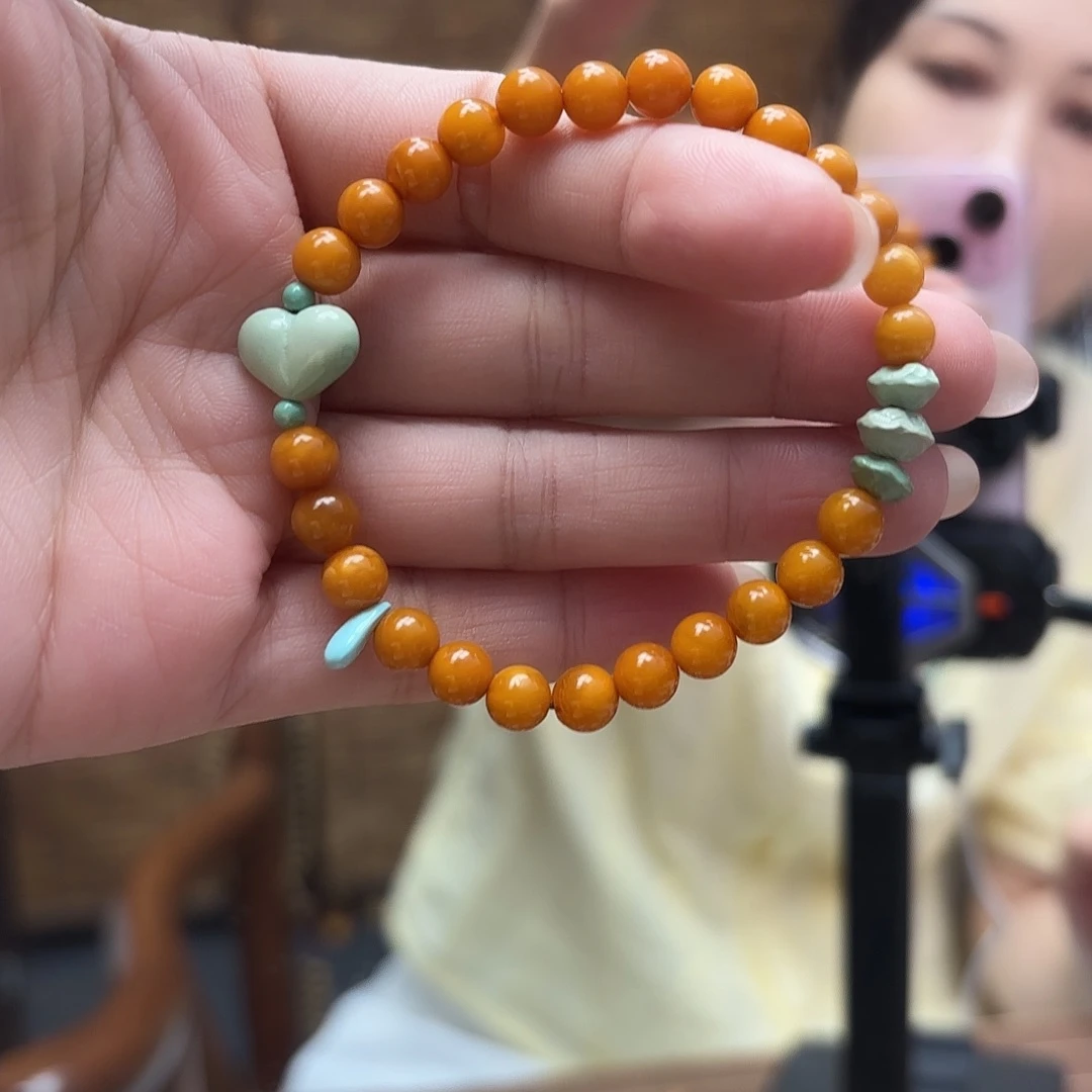 手链琥珀未镶嵌手串