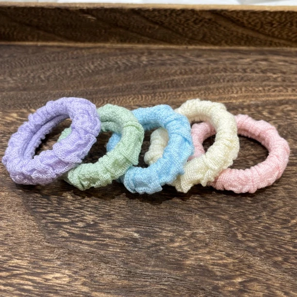 0734-时尚头绳彩色五色一起发