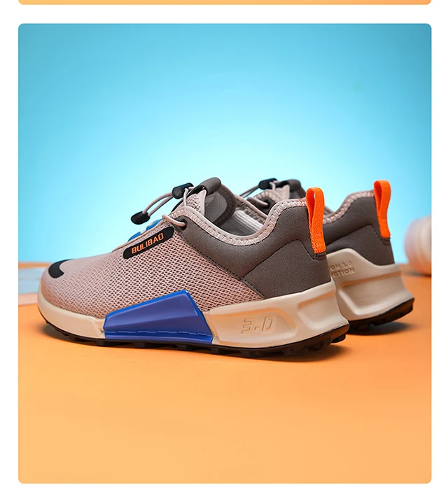 步力宝智能按摩缓震时尚轻便网面休闲按摩鞋减震运动鞋跑鞋男鞋