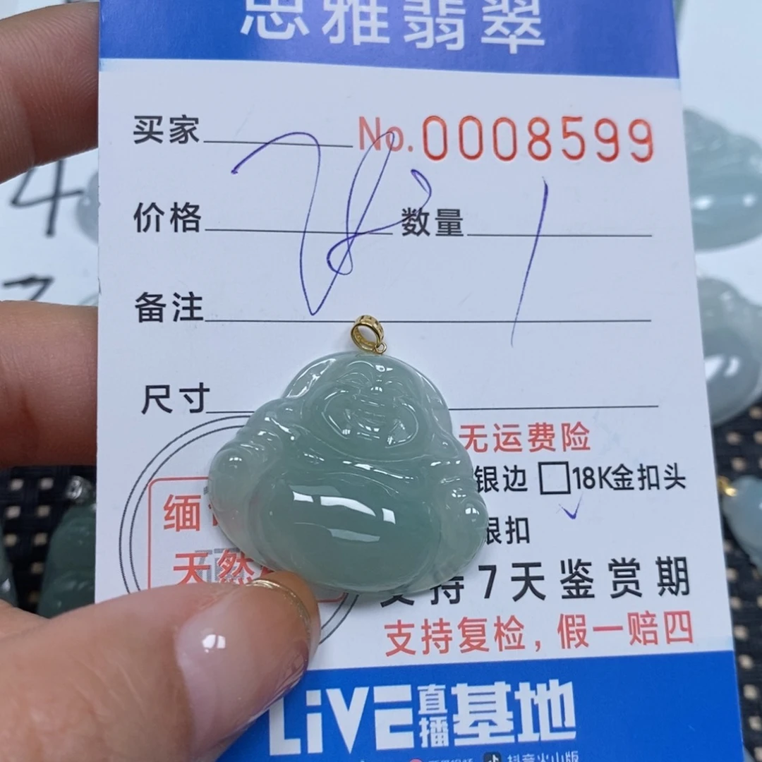 翡翠颈饰未镶嵌天然缅甸翡翠
