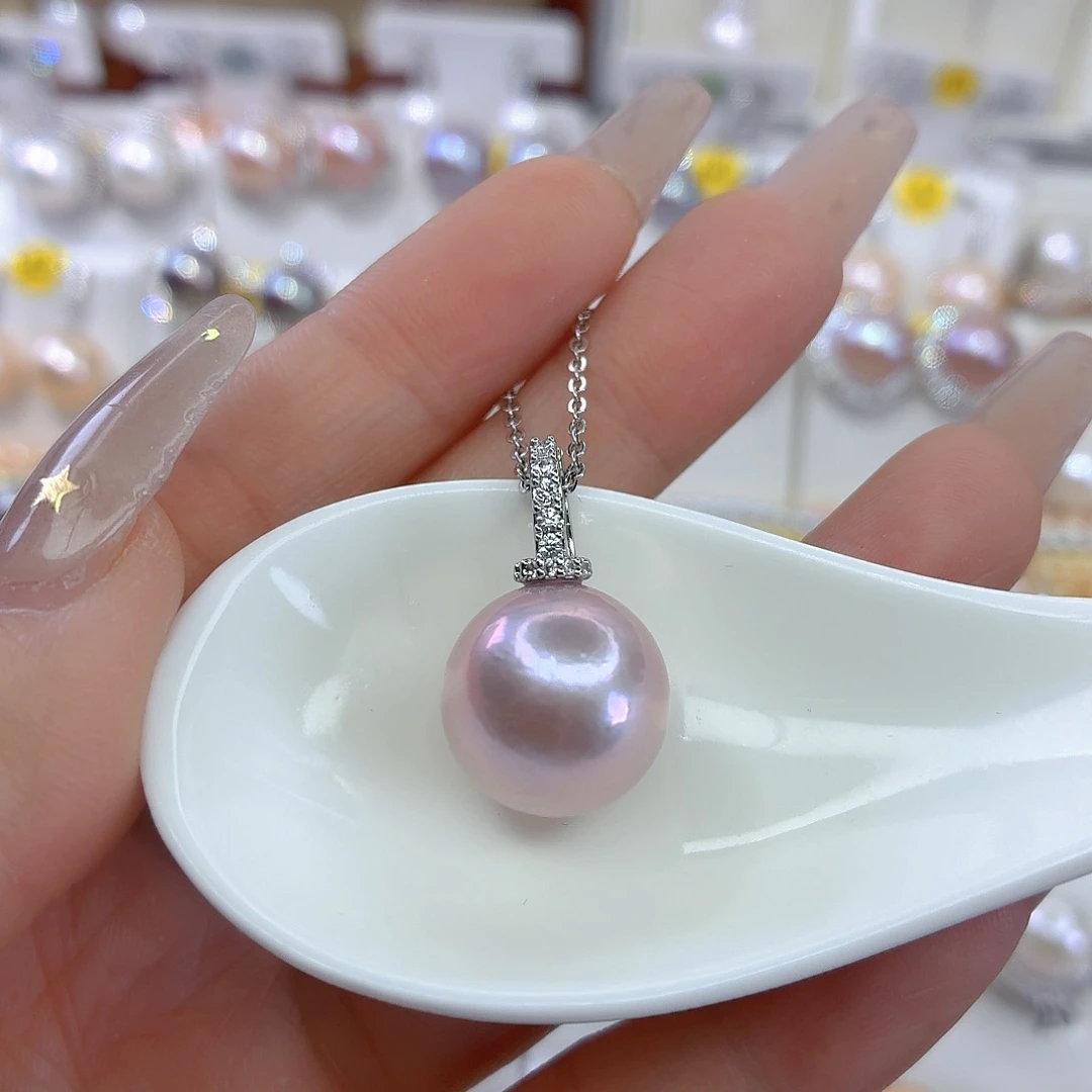 合金淡水珍珠颈饰