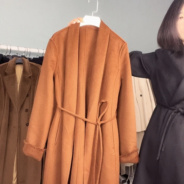 双面呢大衣L码孤品