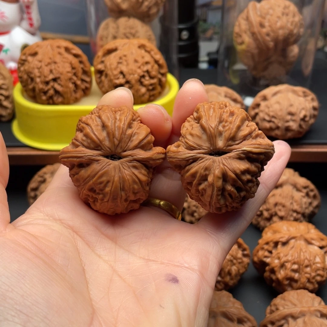 文玩核桃把件1*元宝42