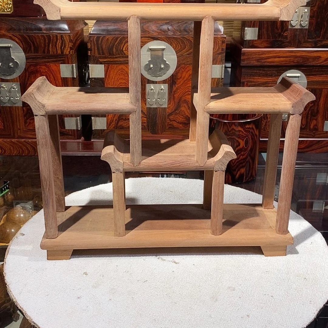 大果紫檀（缅甸花梨）长*小博古架