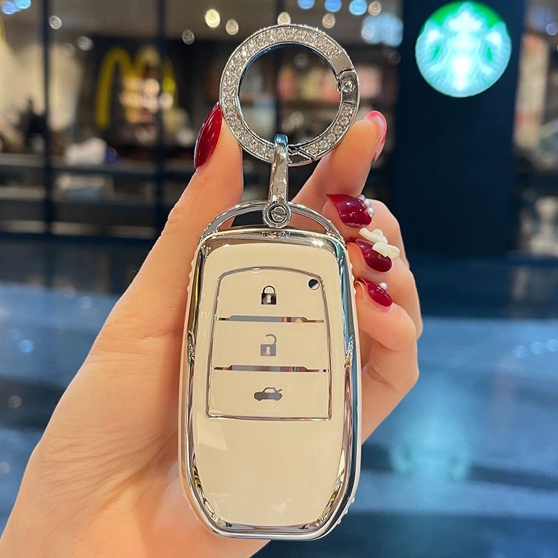丰田汽车钥匙保护套凯美瑞钥匙扣亚洲龙钥匙套卡罗拉钥匙扣钥匙包