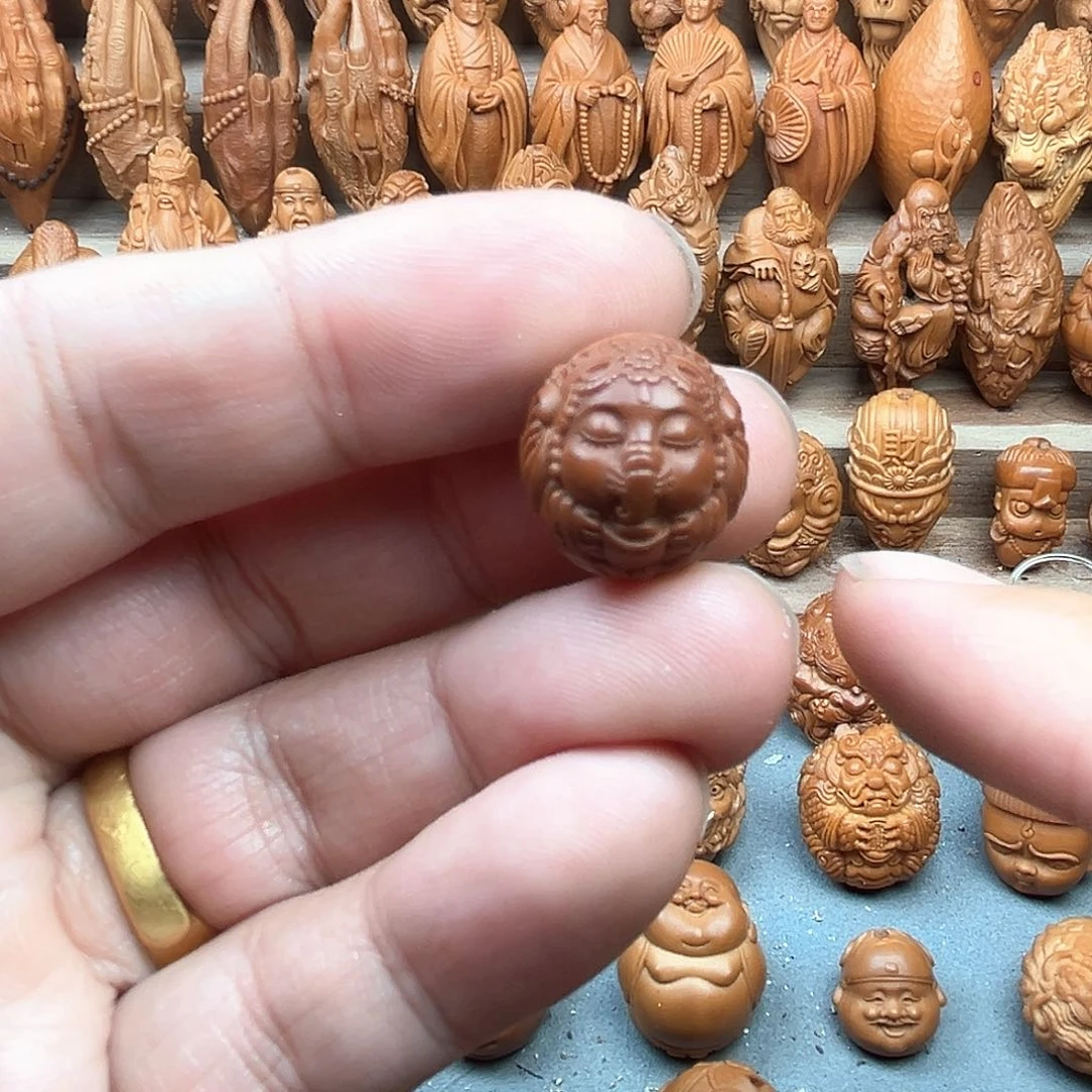 橄榄核吊坠16象宝宝