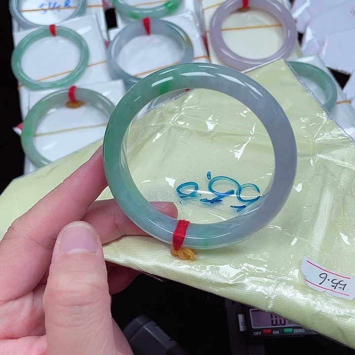 未镶嵌手镯翡翠55正圈