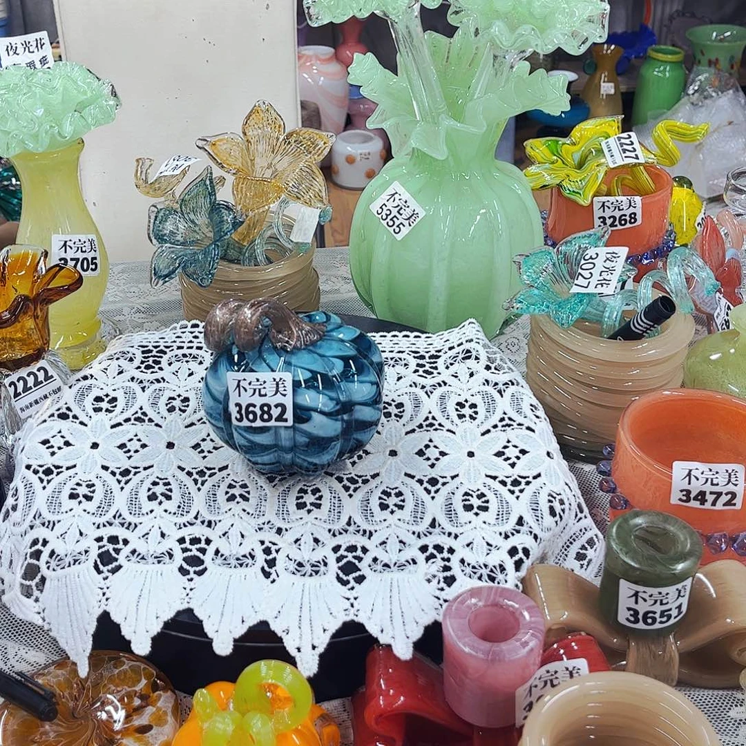 3682家悦琉璃工艺品不完美