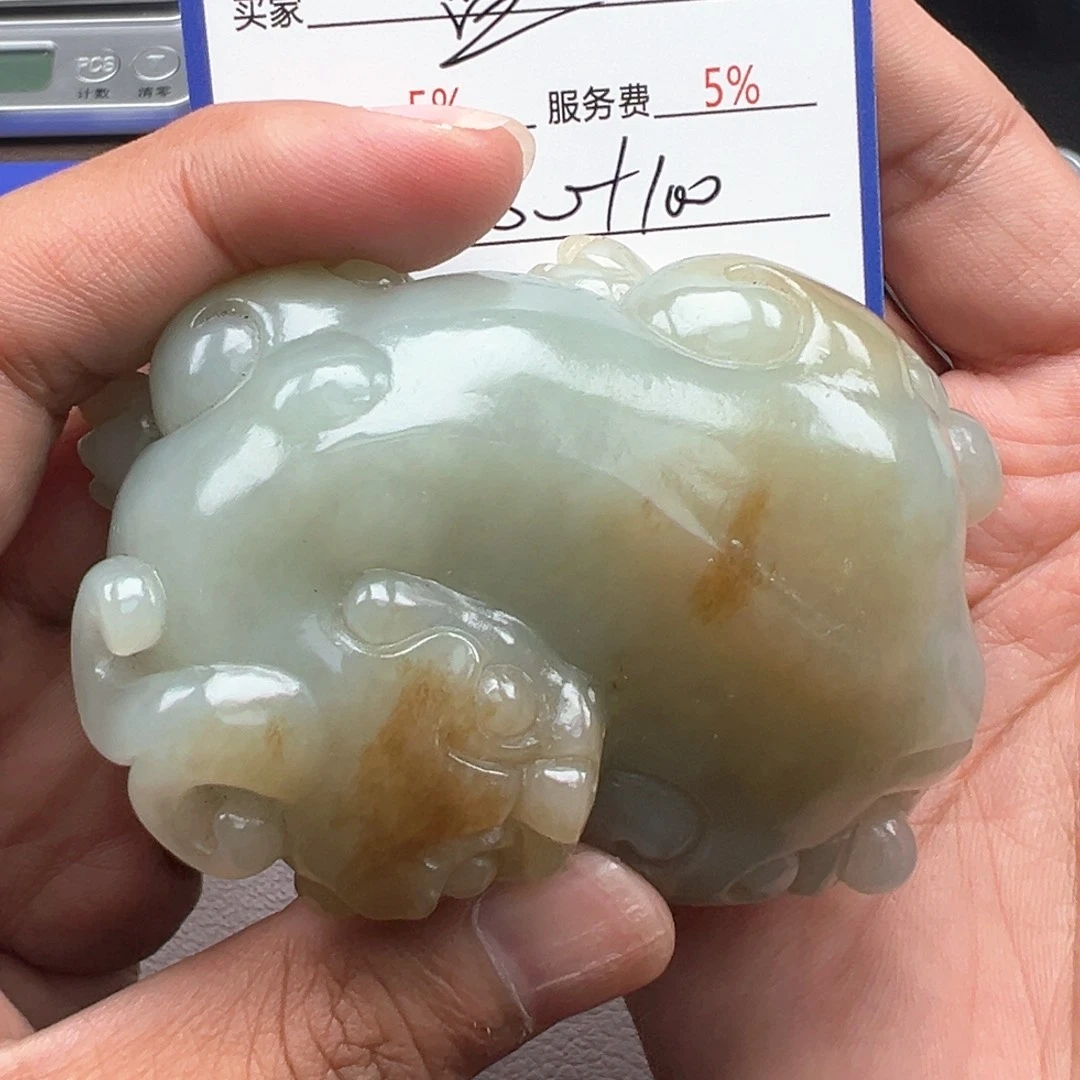 和田玉颈饰未镶嵌蓝*