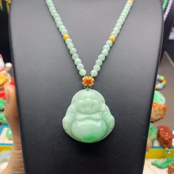 翡翠未镶嵌颈饰翡翠佛公