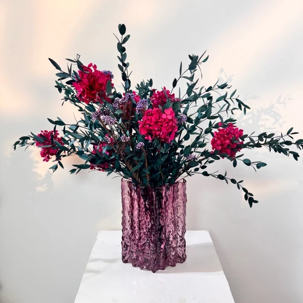 【繁花】餐桌茶几边几斗柜永生花花束