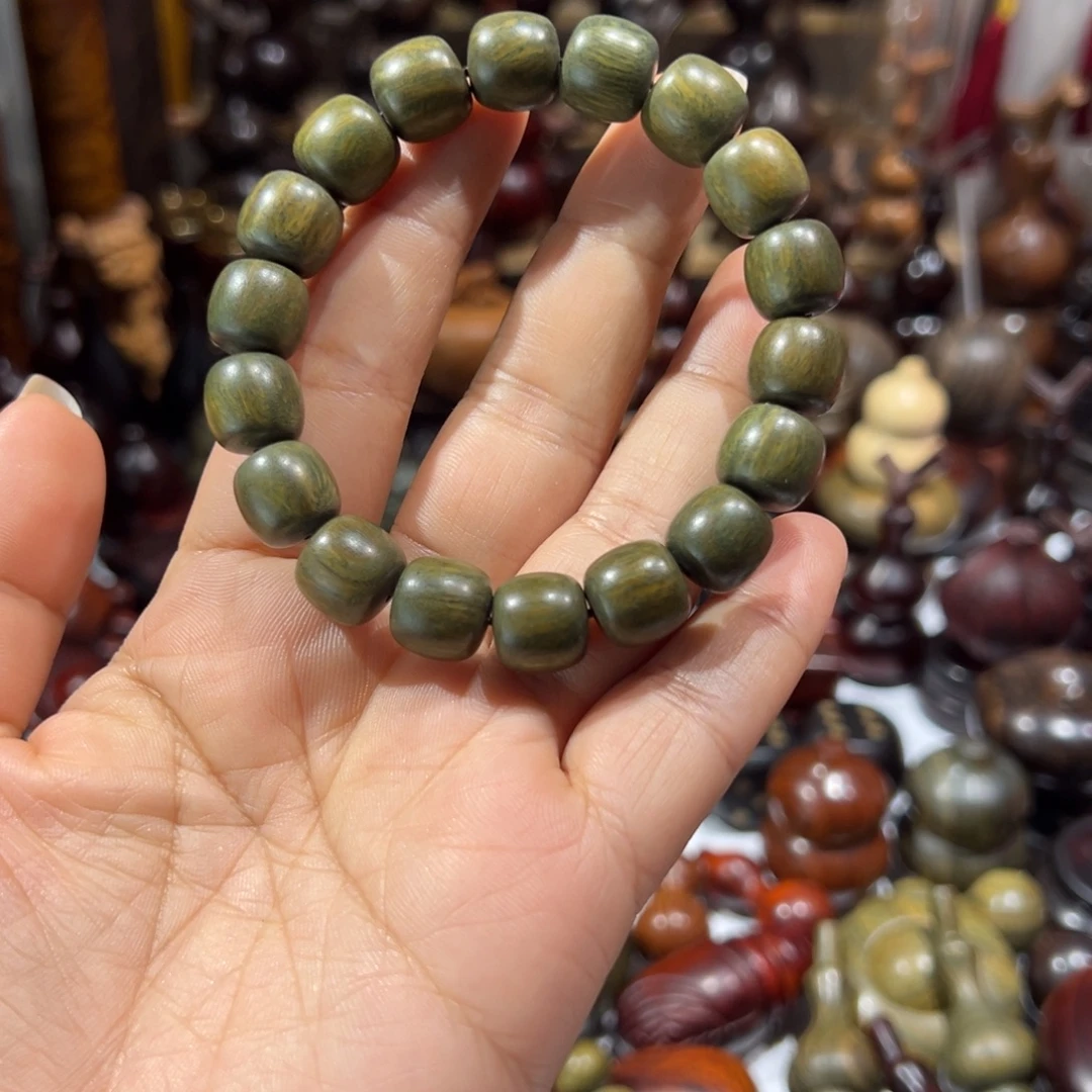 维腊木（绿檀）手串手串手串1.2