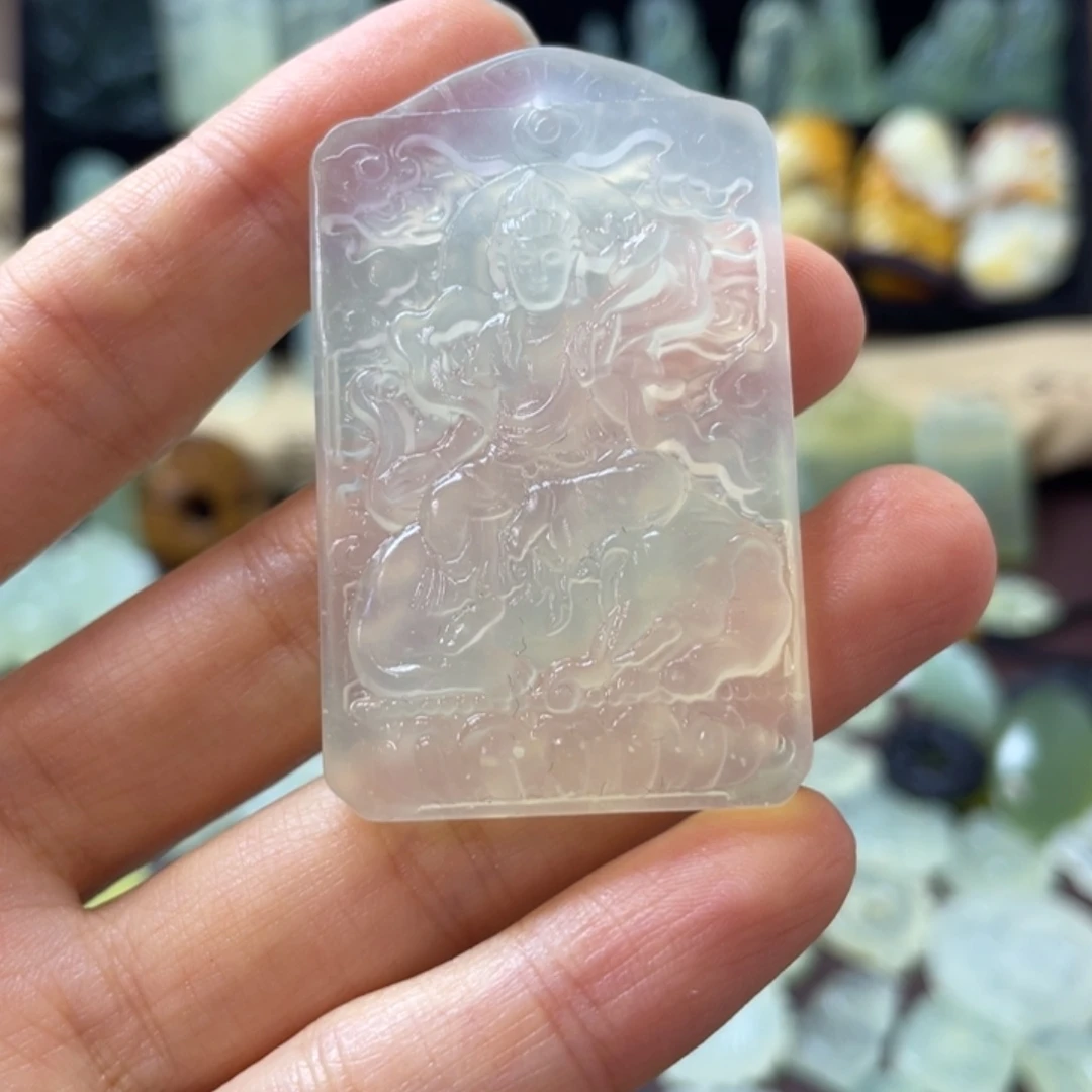 蛇纹石玉颈饰未镶嵌盛**业