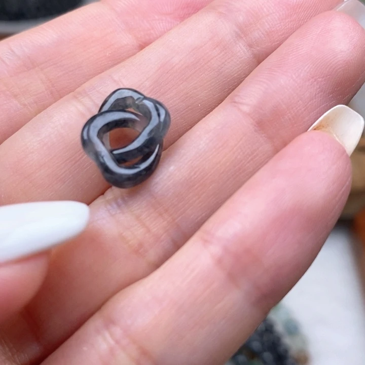 翡翠散珠乌鸡双环