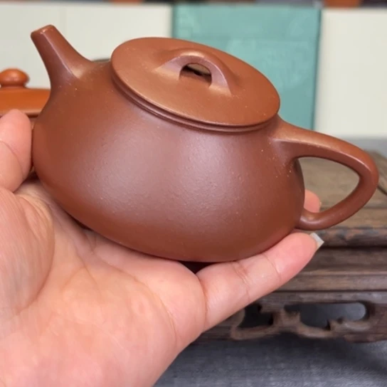 飞***帆茶壶朱泥宜兴紫砂
