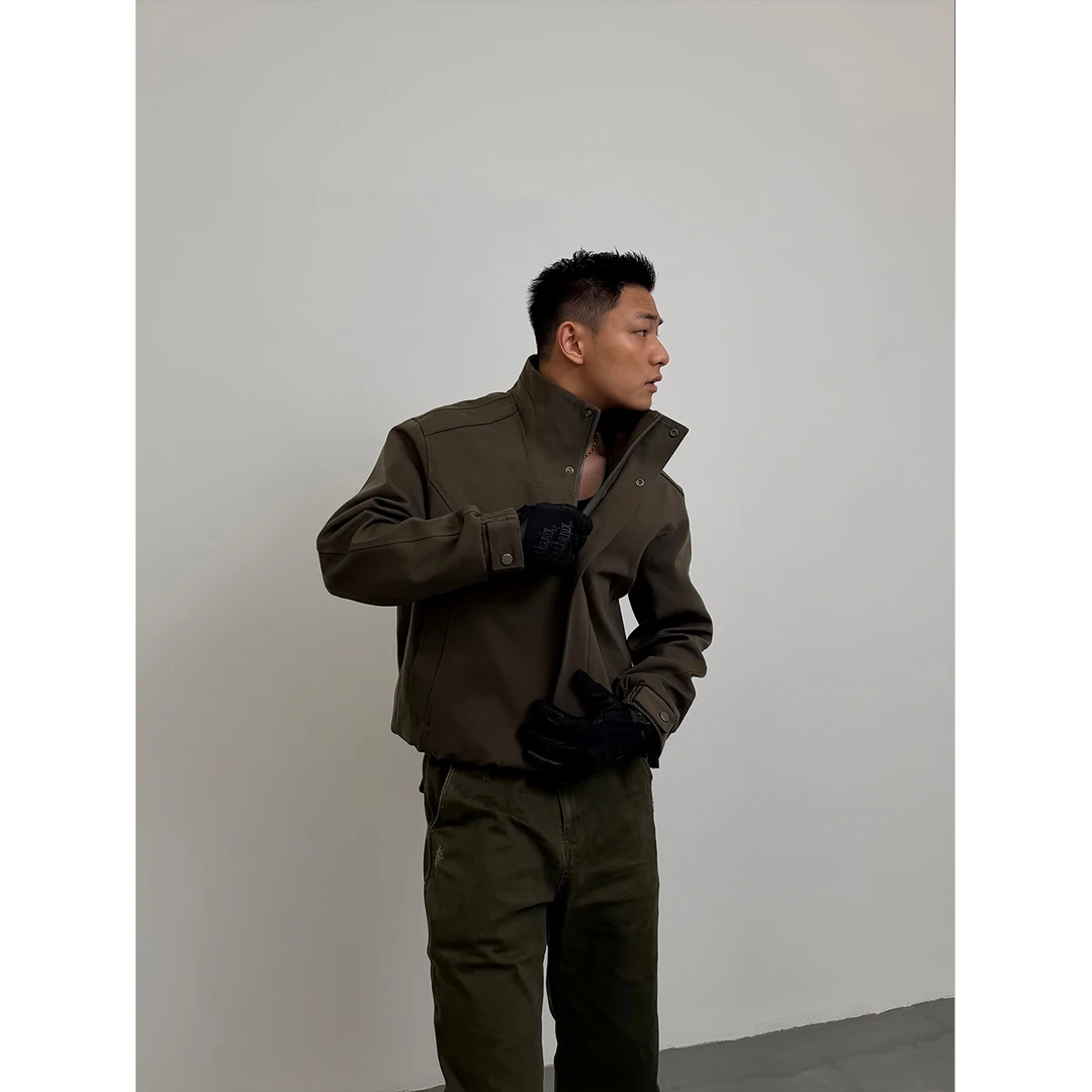 GTAL25AW美式休闲拼接立领指挥官正装夹克机能风保暖防风长袖外套