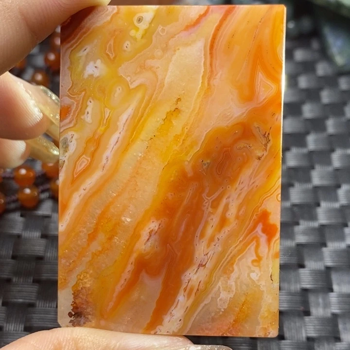 【闪购商品】玛瑙/玉髓颈饰未镶嵌金*