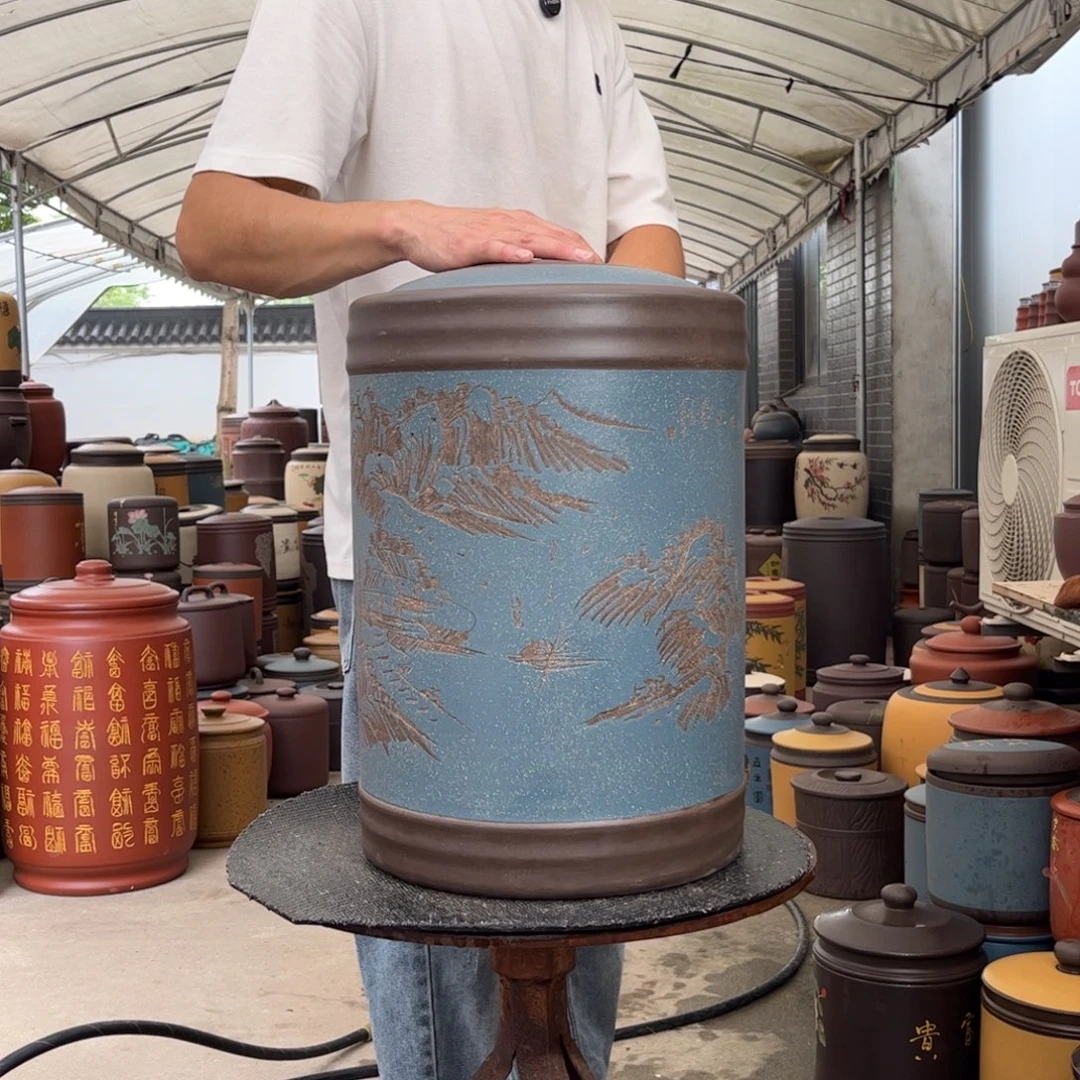 茶叶罐紫砂23 饼茶叶罐
