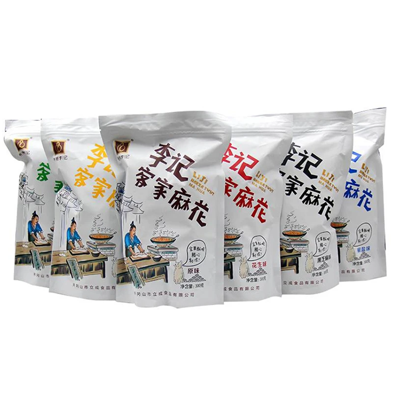 井粮李记客家麻花6种口味可选特色酥脆糕点小吃井冈山特产