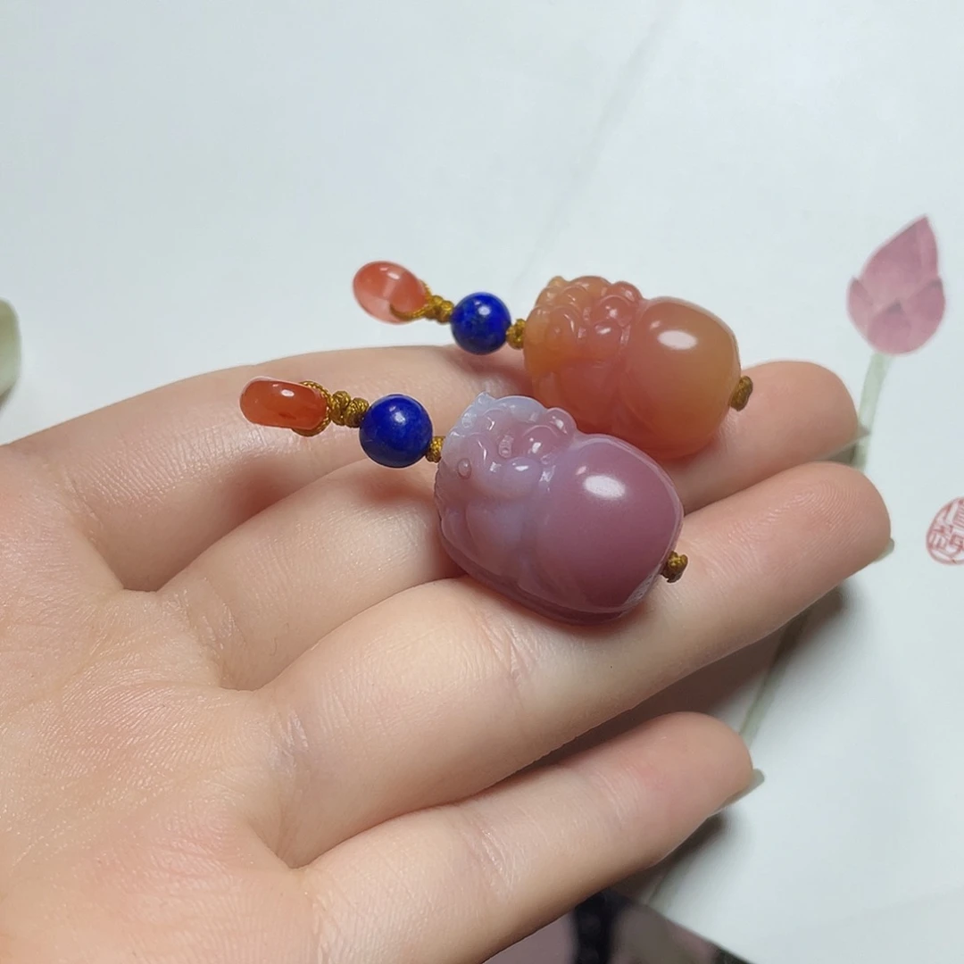 手链未镶嵌和田玉玉*米Manao貔貅多样性拍一发一