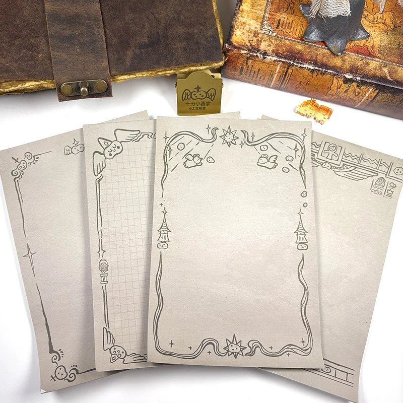 土豆普普A5拍纸本14*21cm 原创 高级感牛皮纸信纸