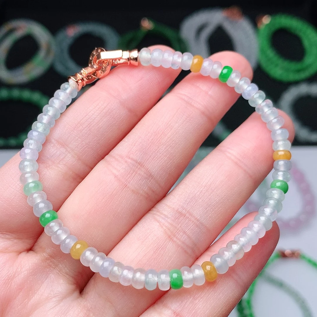 翡翠手链未镶嵌翡翠