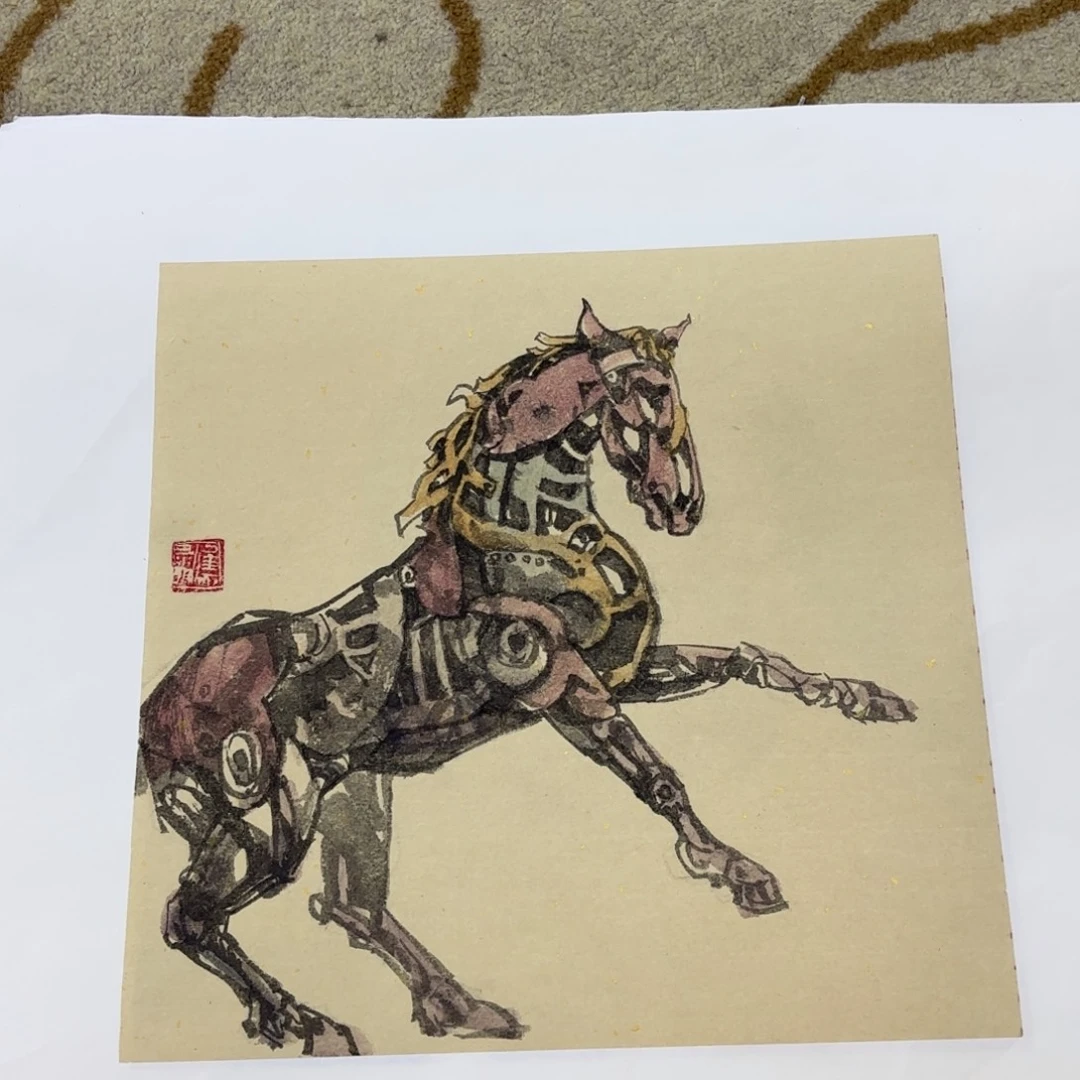 国画焦禄明老师作品刘