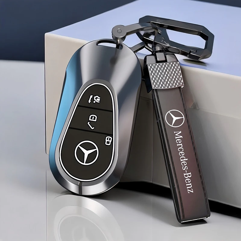 2025款奔驰C级车钥匙套c260l男士c200l新款s级s400壳glc300l扣eqe