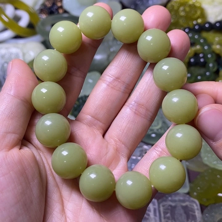 岫玉岫玉手串未镶嵌