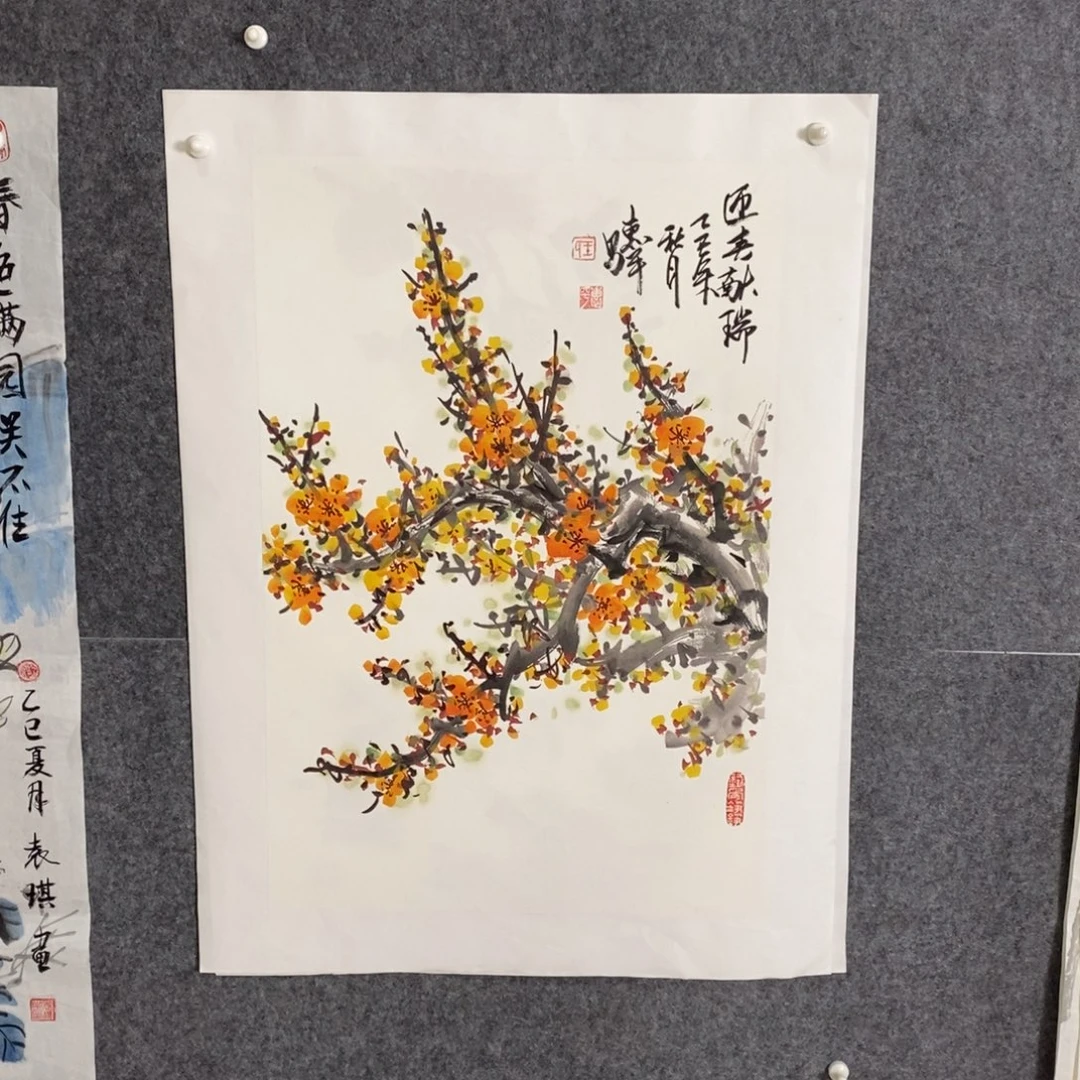 国画手写手绘国画作品100