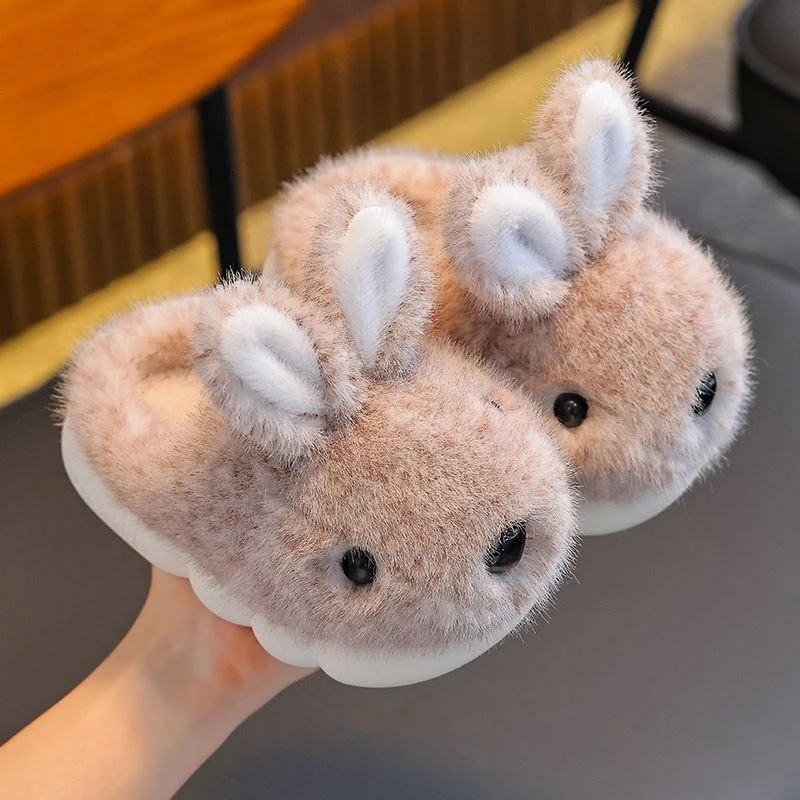 冬季儿童棉拖鞋男女童保暖加绒亲子包跟婴幼儿1-3岁2宝宝棉拖鞋