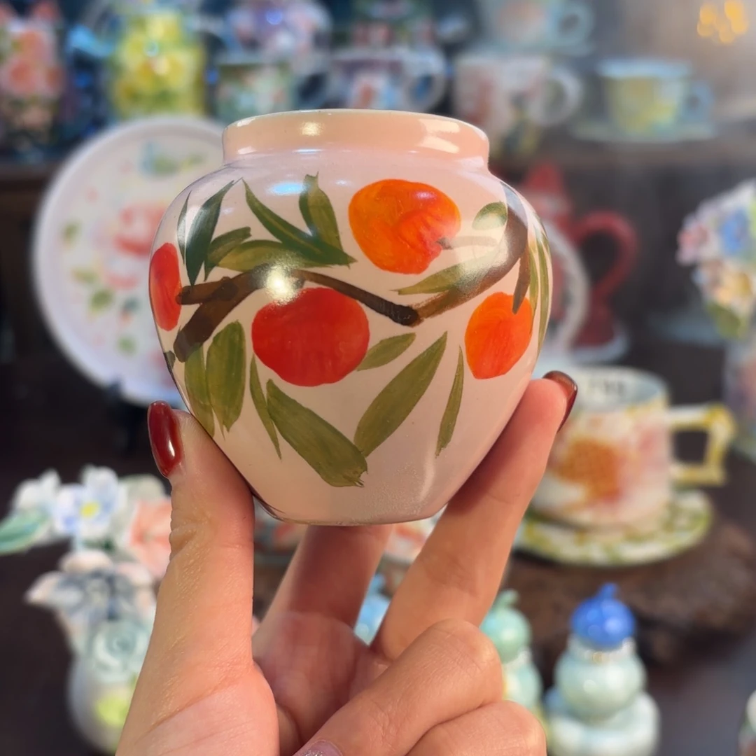 景德镇手绘高温釉下彩陶瓷茶具