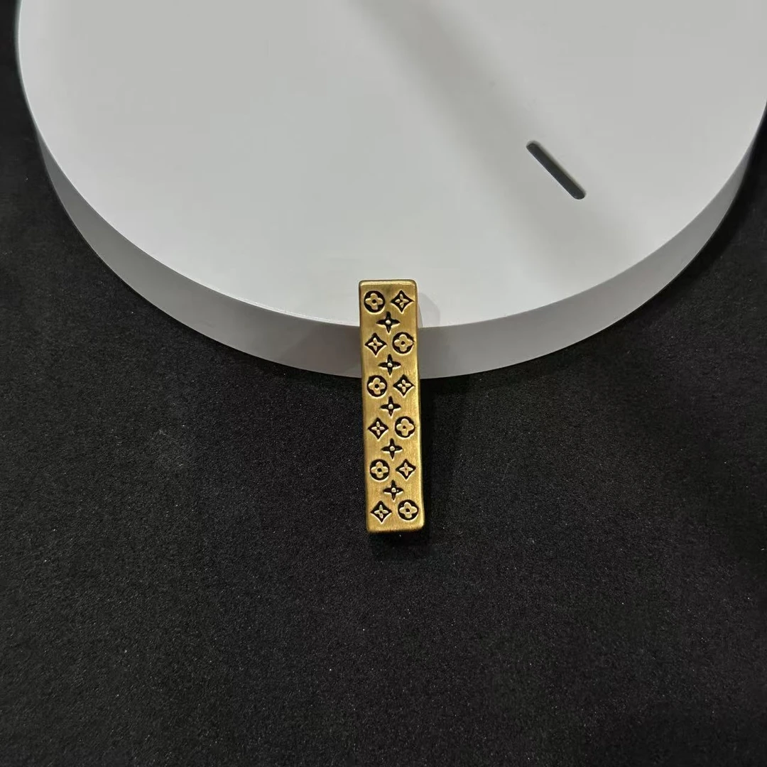 【足金999老花圆柱吊坠】黑金吊坠（不带链）#精品黑金工艺