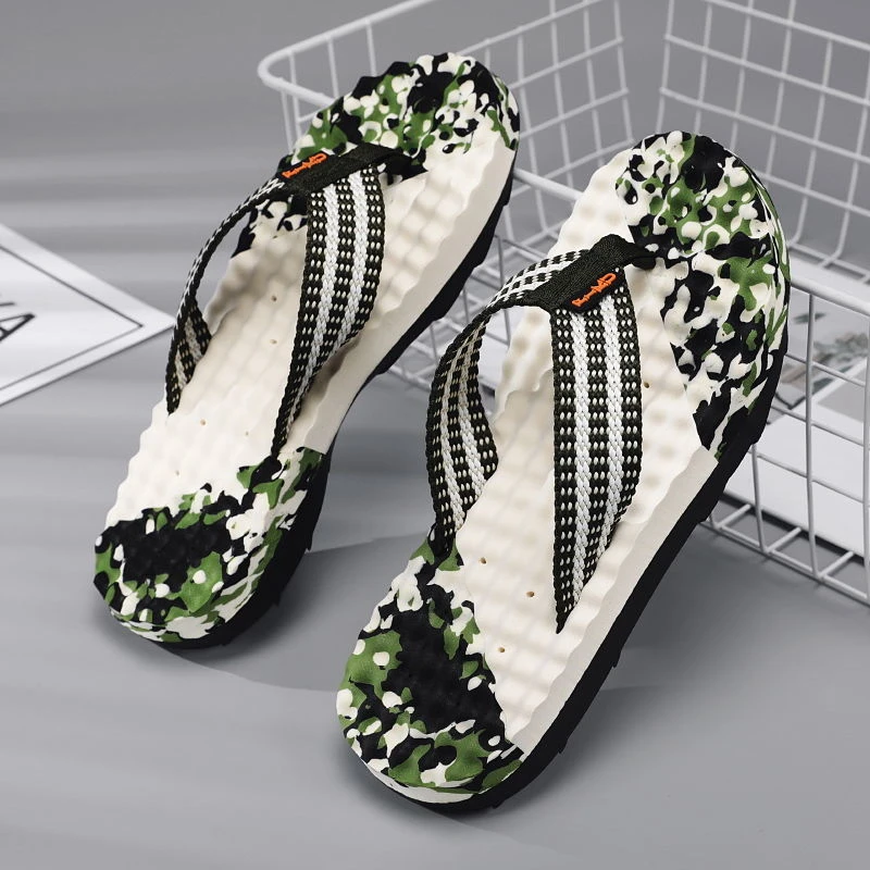 25夏季新款潮流男士韩版拖鞋大码时尚人字拖休闲沙滩拖鞋越南凉拖