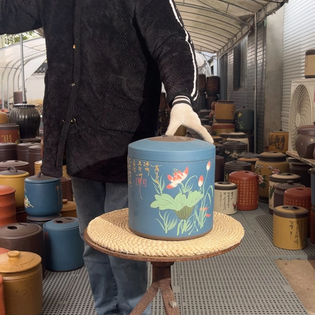 茶叶罐紫砂8 饼茶叶罐