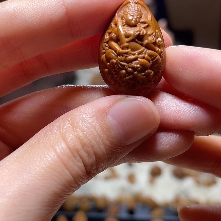 吊坠橄榄核橄榄 文殊