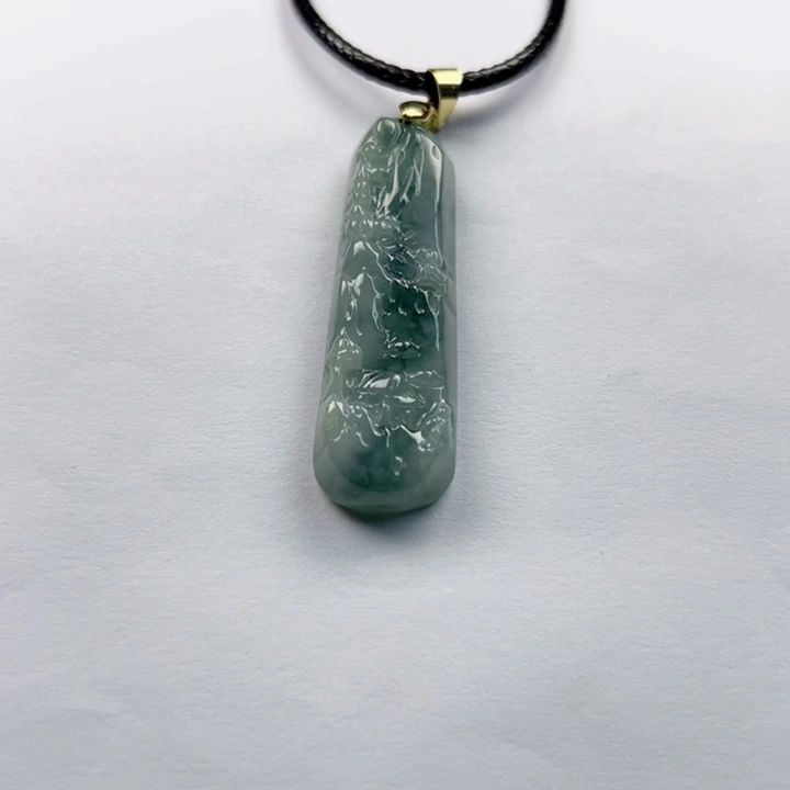 翡翠未镶嵌颈饰纯天然缅甸翡翠A货挂件