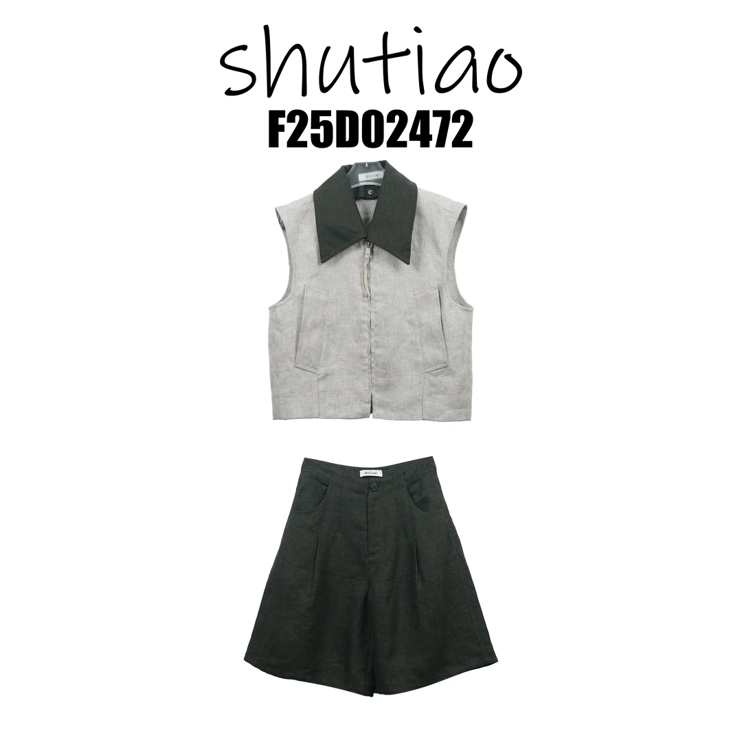 【SHUTIAO】2025夏季：新款小众设计款套装F25D02472